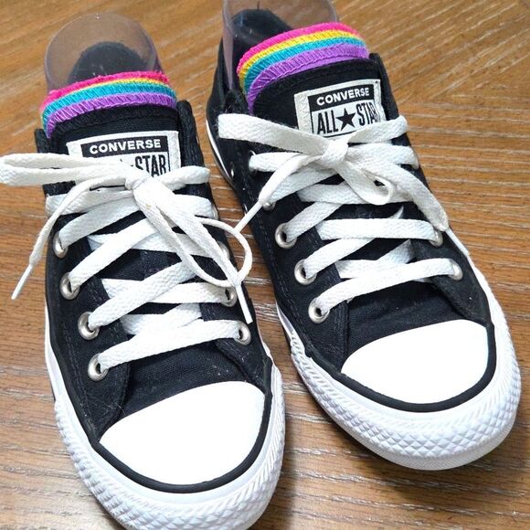 Converse CTAS Chuck Taylor All Star Lo Multi Tongue Sneaker, Unisex 7W/5M - Picture 1 of 12